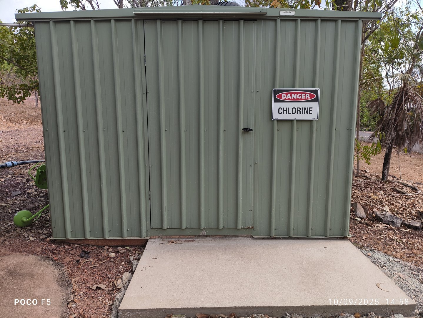 Second Green Shed - Chlorine System - Placeholder