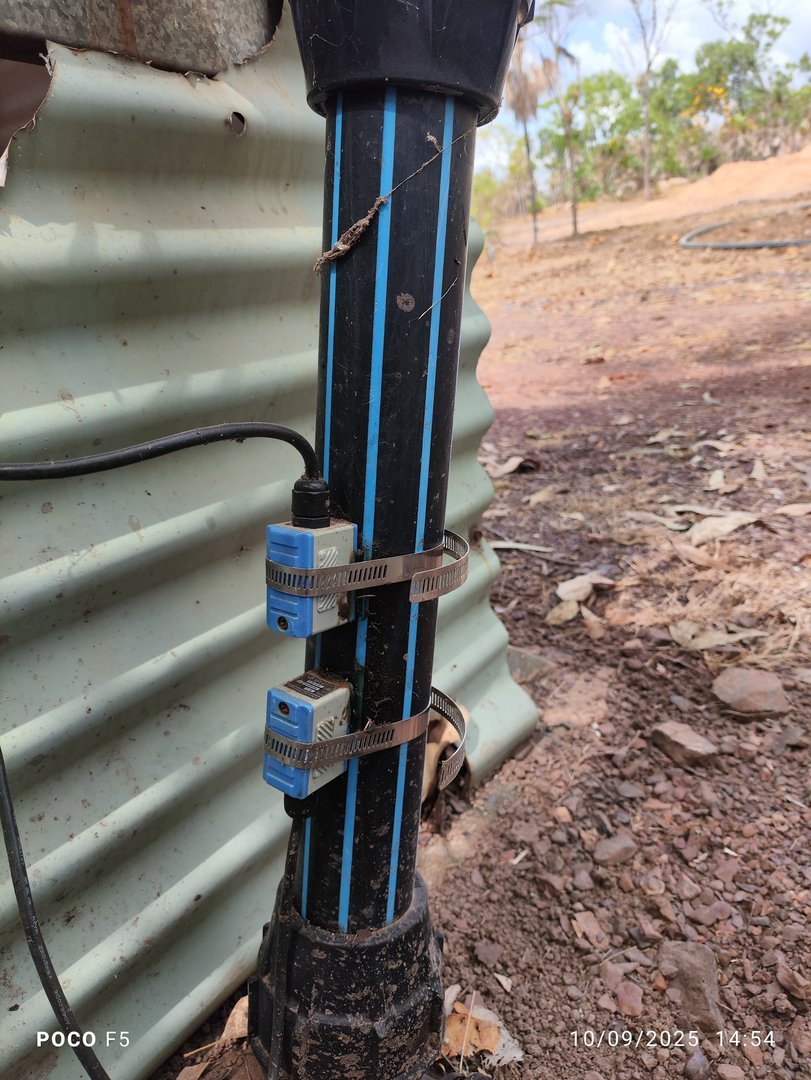 Ultrasonic Sensor on Pipe - Placeholder