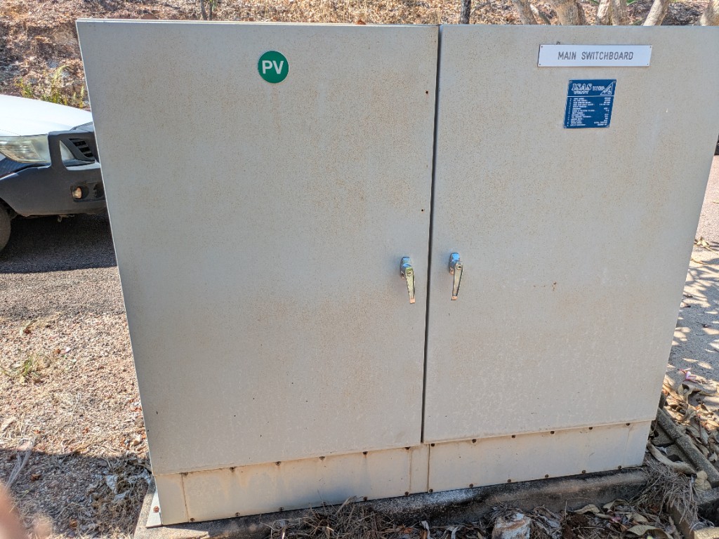 Main switchboard between units 37 and 38