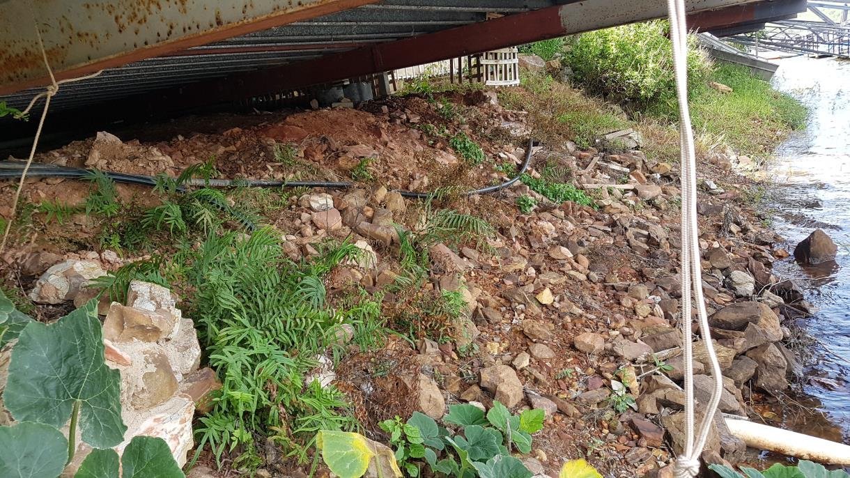 Old SSP3 Discharge Pipe Under Unit 40